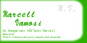 marcell vamosi business card